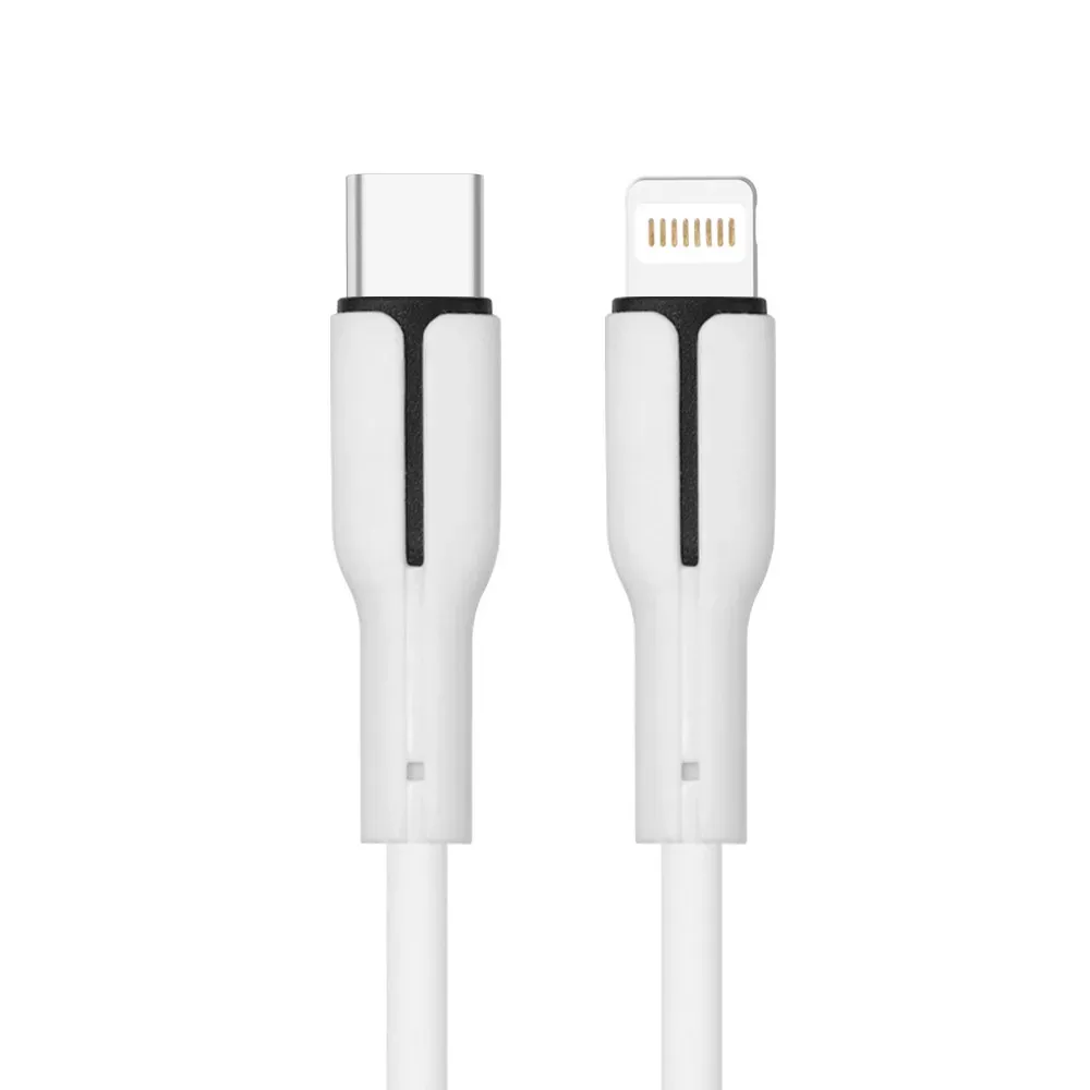 Кабель USB C to Lightning 27W PD (1m) Veron CL06 Silicon — VERON