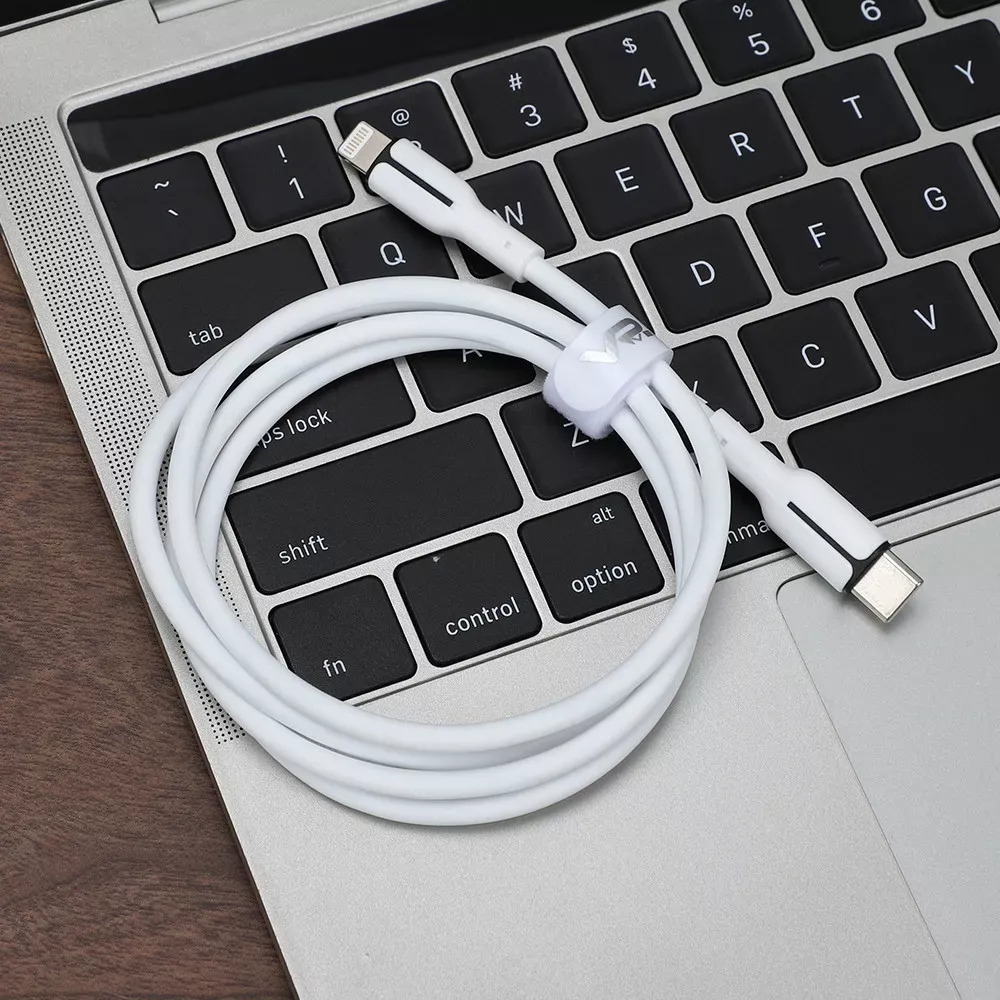 Кабель USB C to Lightning 27W PD Veron CL06 Silicon — фото 5
