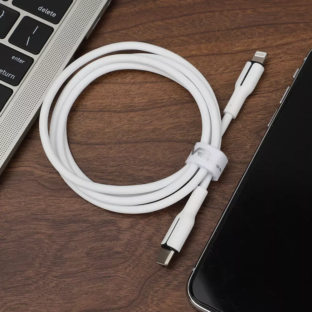 Кабель USB C to Lightning 27W PD Veron CL06 Silicon — фото 5