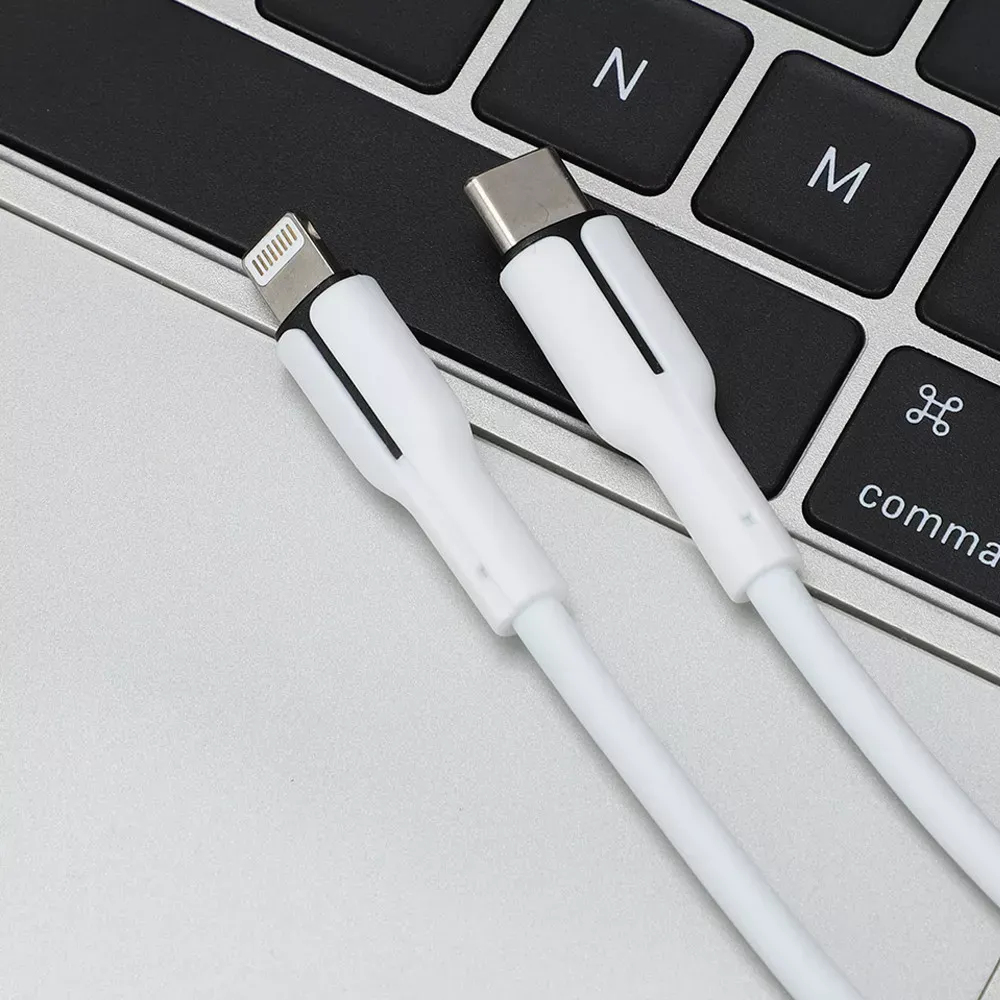 Кабель USB C to Lightning 27W PD Veron CL06 Silicon — фото 6