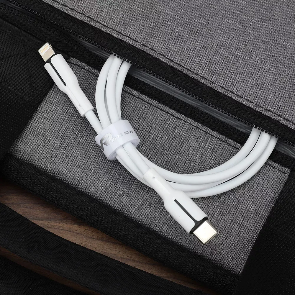 Кабель USB C to Lightning 27W PD Veron CL06 Silicon — фото 7
