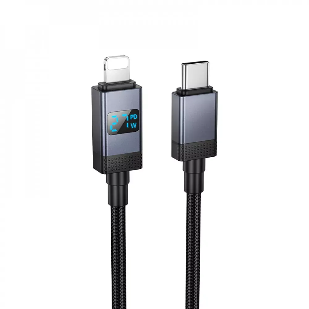 Кабель USB C to Lightning 27W PD (1m) — Hoco X118