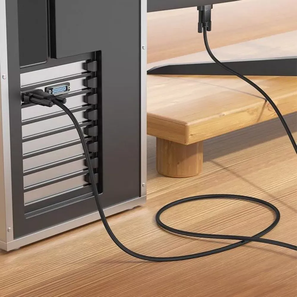 Кабель VGA (M) - VGA (M) — Hoco US11 2m __ - фото 5