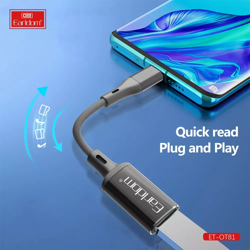 Переходник Earldom ET-OT81 OTG на Lightning (8 Pin) - фото 7