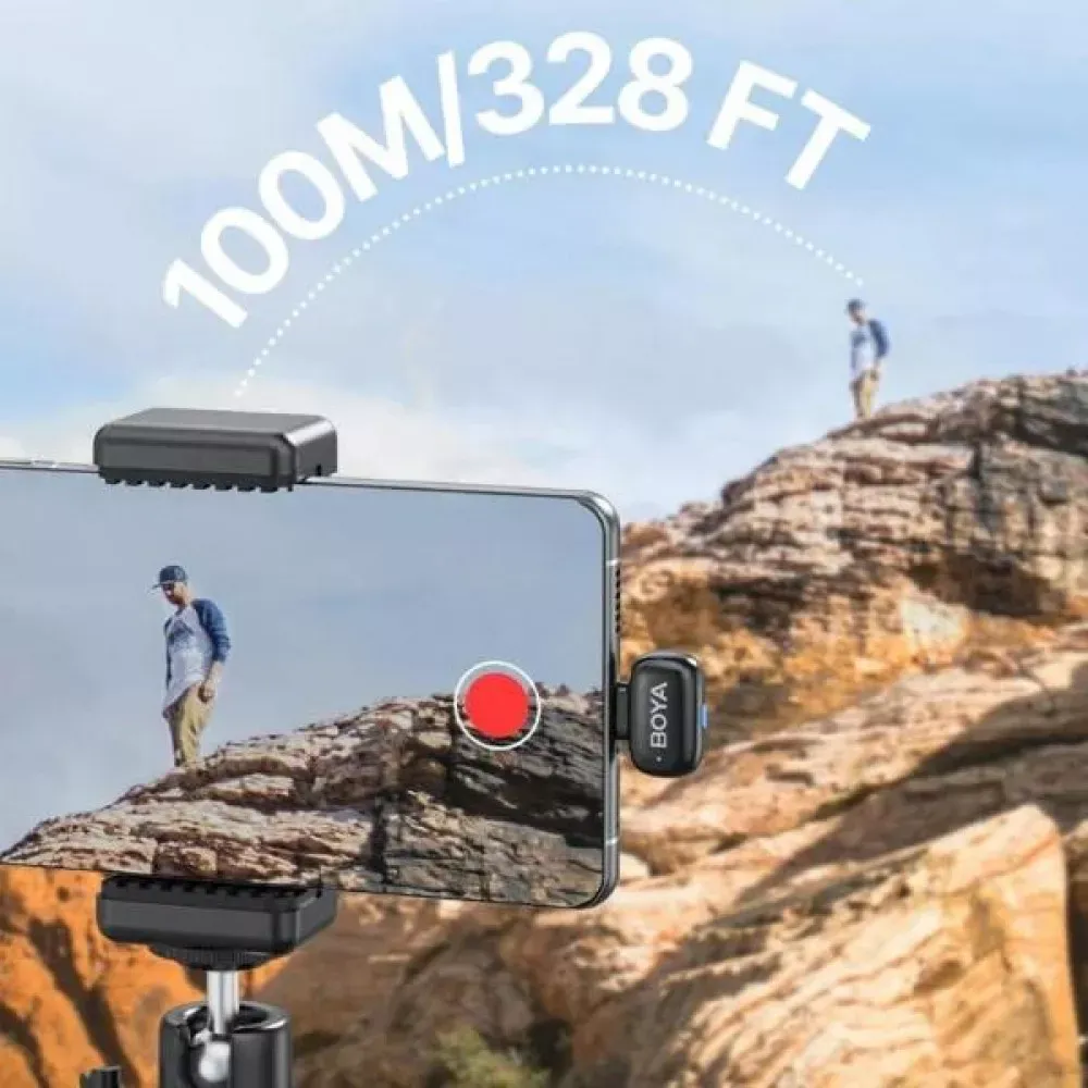 Беспроводной микрофон для телефона BOYA Mini-23 — фото 3