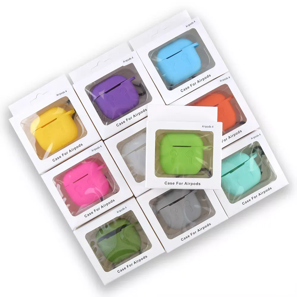 Airpods 4 Case — Silicone — Light Gray - фото 3