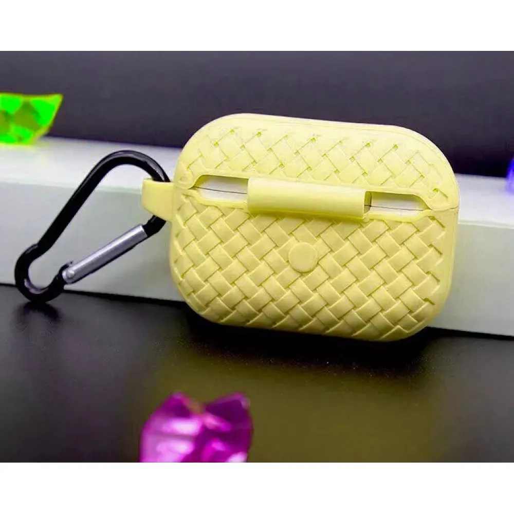 Airpods Case 1/2 Fabric Pattern — Yellow - фото 4
