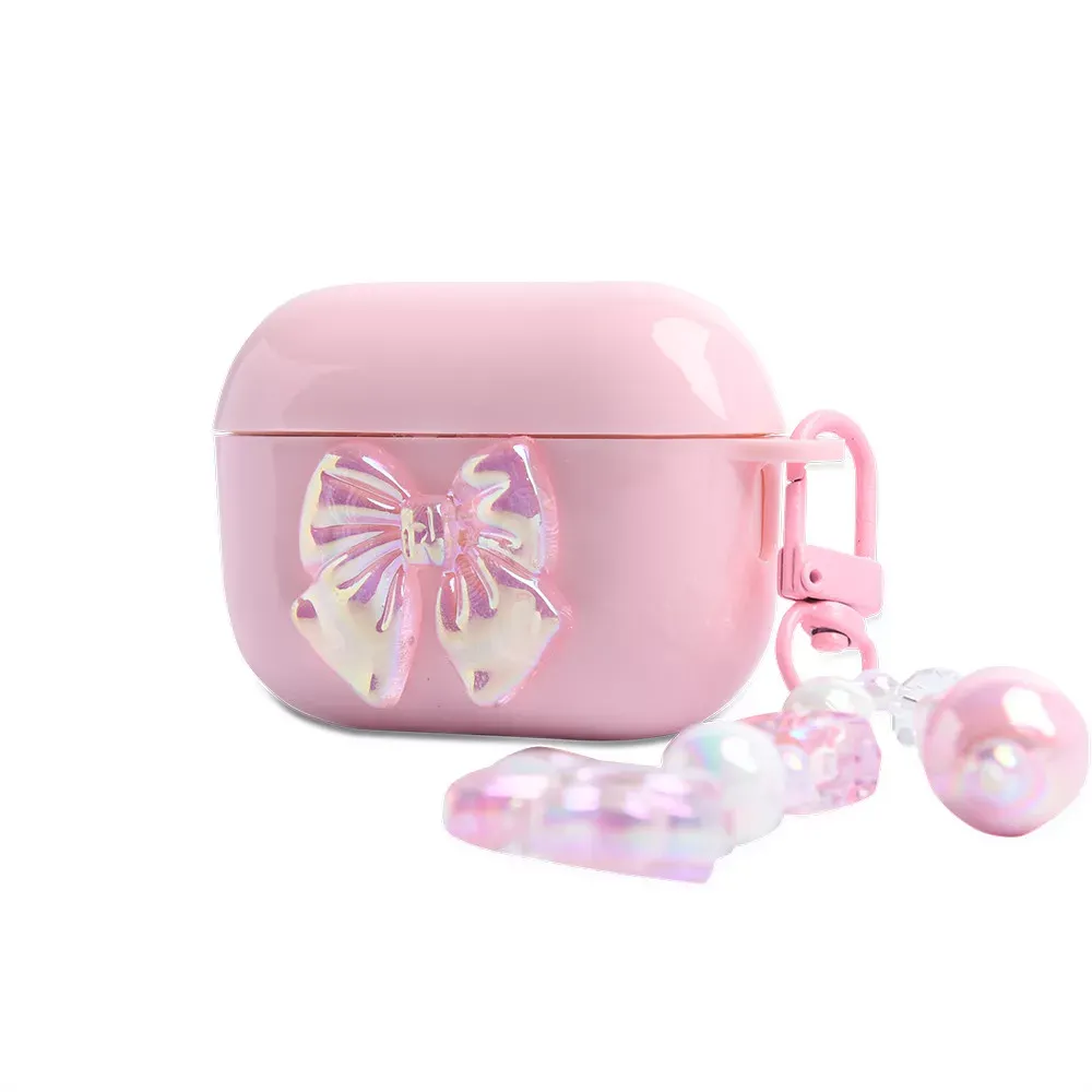 Airpods Pro Case Bow — Pink - фото 4
