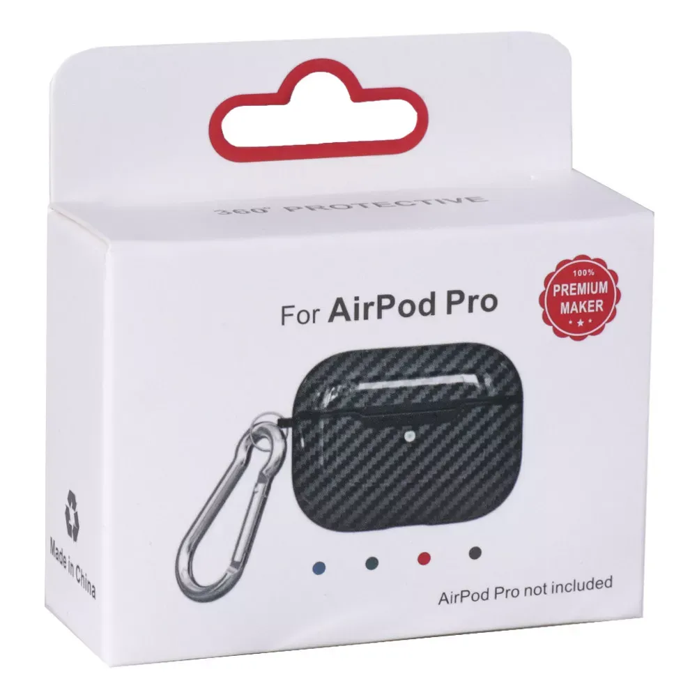 Airpods Pro Case Carbon — Red - фото 4