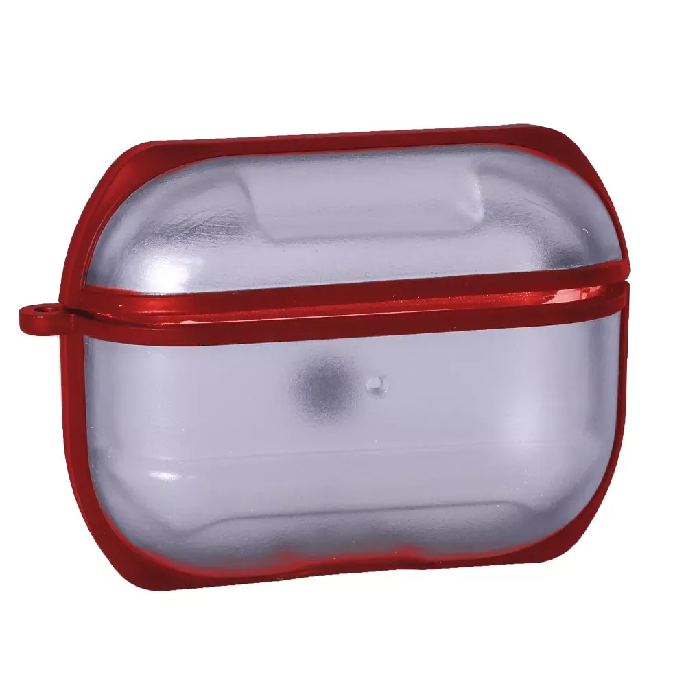 Airpods Pro Case Eggshell PC With Sensitive Button — Red — Различные Apple Airpods Pro