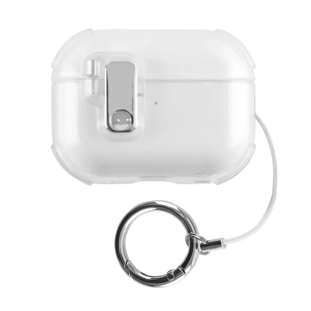 Airpods Pro Case Plastic Lock — Transparent — Различные Apple Airpods Pro