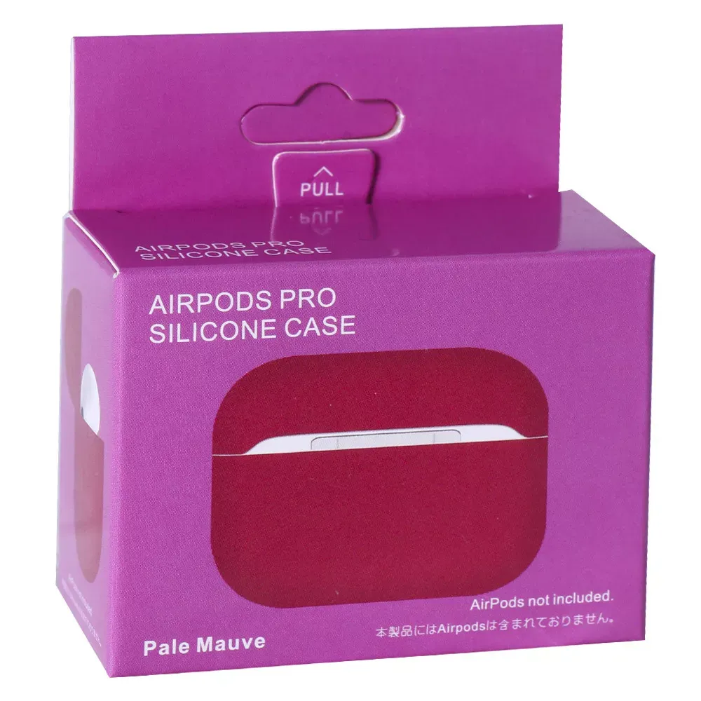 Airpods Pro Case Silicone — Pale mauve - фото 4