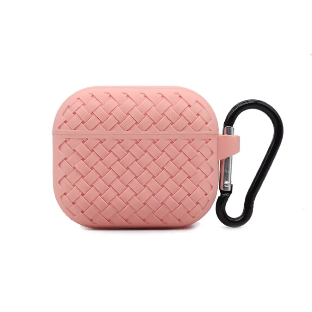 Airpods Pro Case — Fabric Pattern — Pink — Различные Apple Airpods Pro