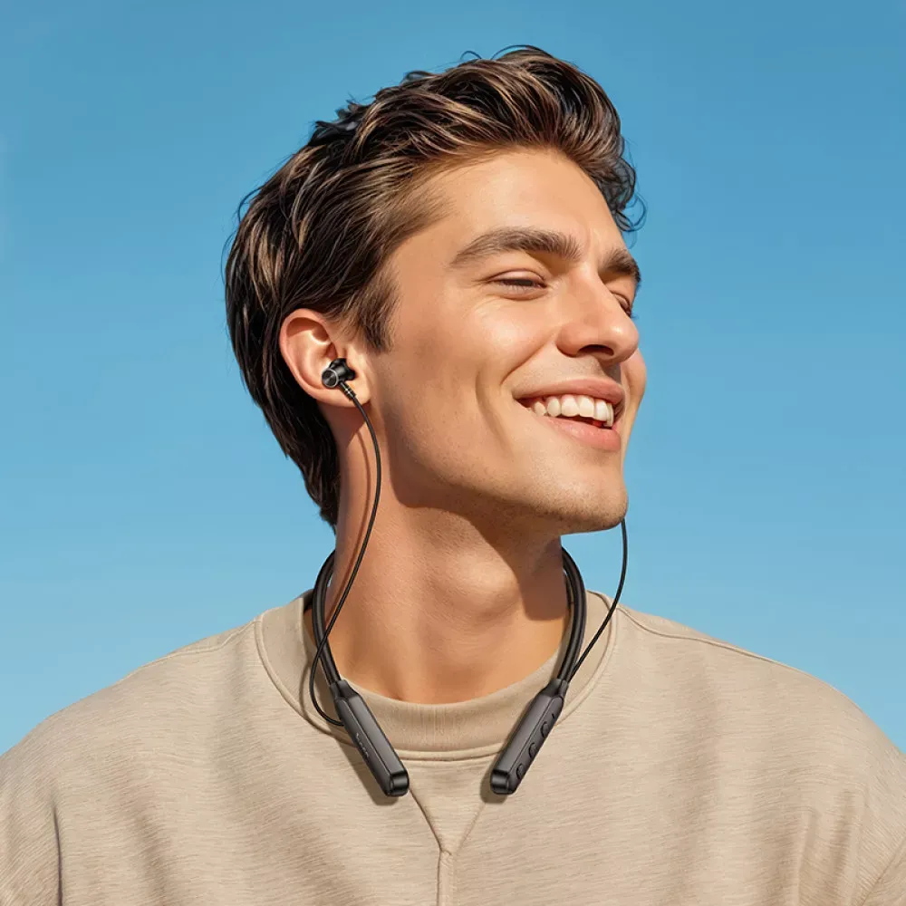 Bluetooth Earphones Hoco ES74 — Black - фото 6