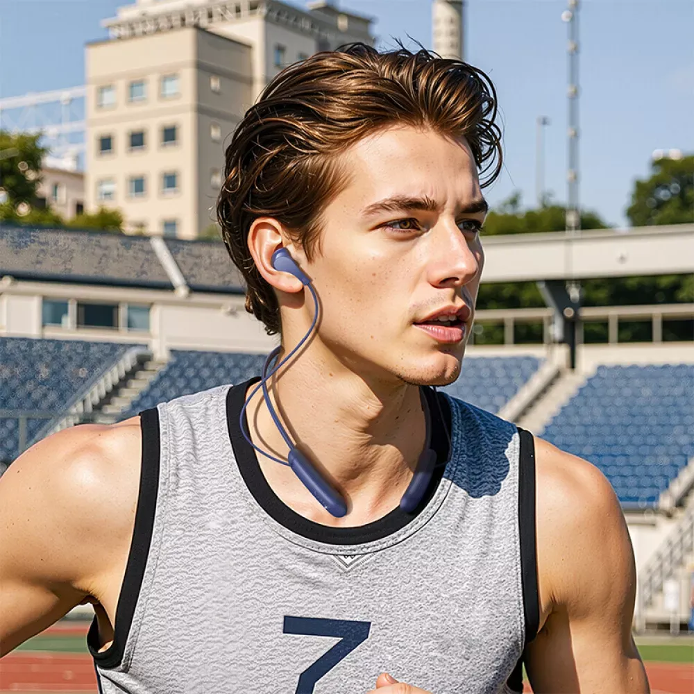 Bluetooth Earphones Hoco ES75 — Black - фото 6