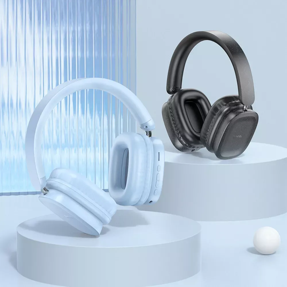 Bluetooth Headphones — Hoco W51 — Blue - фото 6
