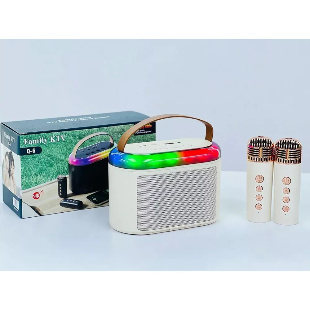 Bluetooth Speaker & 1 Microphone Q-6 - фото 4