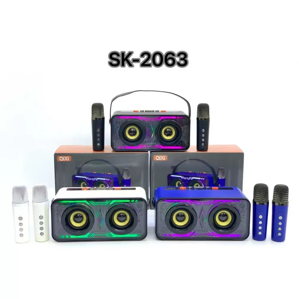Bluetooth Speaker & 2 Microphones QiXi SK-2063 - фото 3