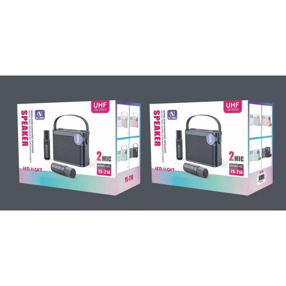 Bluetooth Speaker & 2 Microphones — YS-210 - фото 3