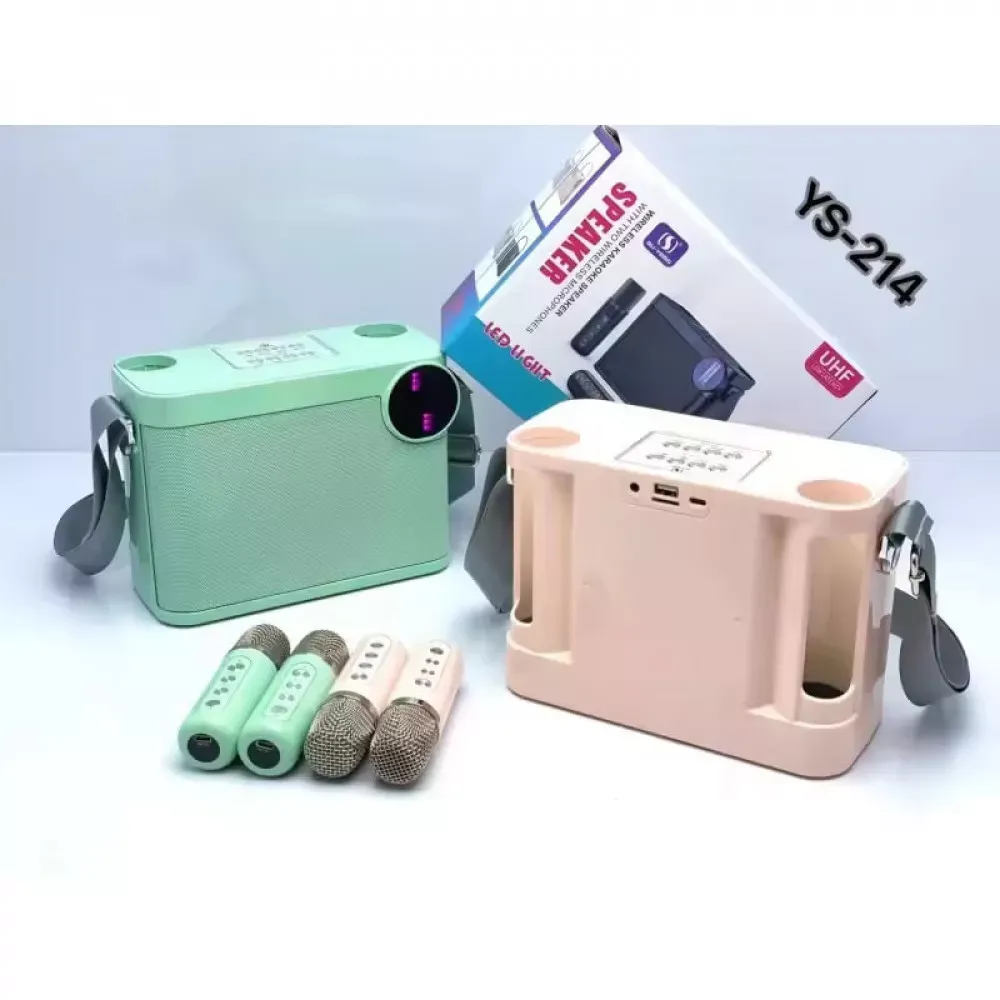 Bluetooth Speaker & 2 Microphones — YS-214 - фото 3