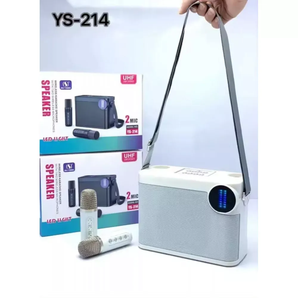 Bluetooth Speaker & 2 Microphones — YS-214 - фото 5