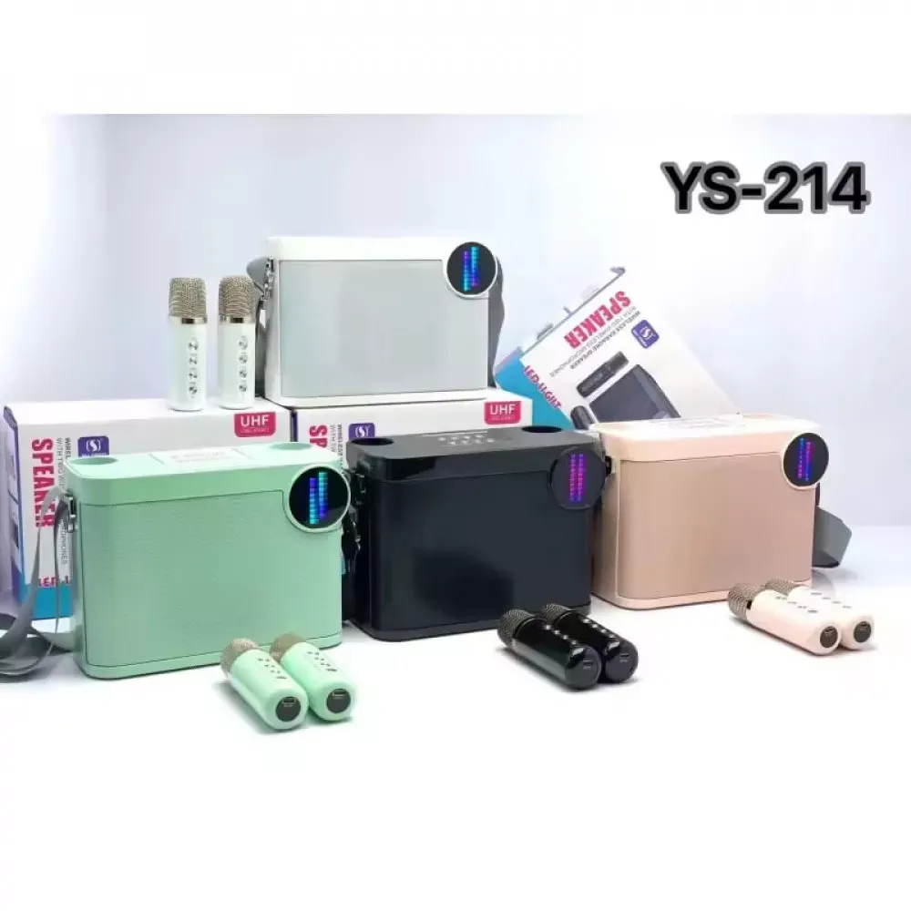 Bluetooth Speaker & 2 Microphones — YS-214 - фото 7