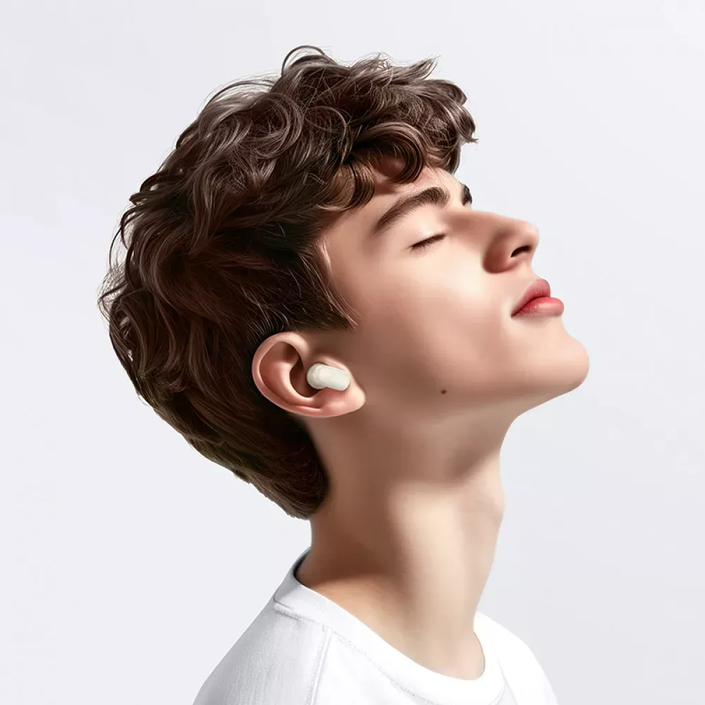 Bluetooth гарнітура TWS Hoco EQ19 — Black - фото 6