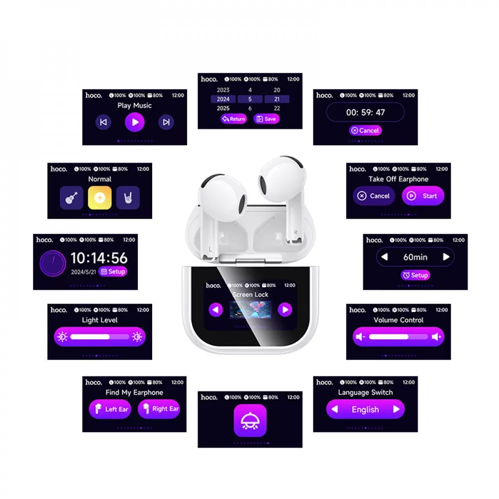 Bluetooth гарнітура TWS Hoco EW82 - фото 6