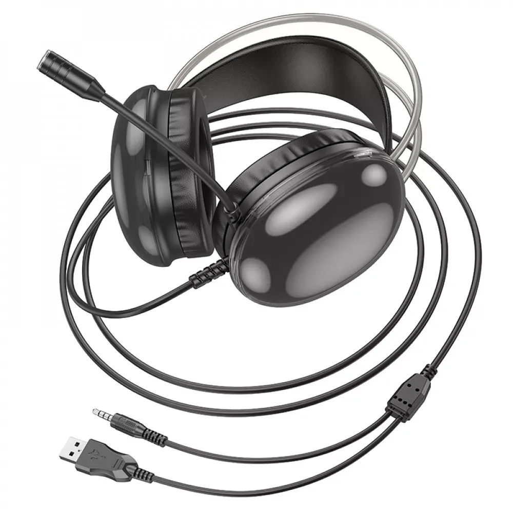 Gaming Headset — Hoco W109  — Black - фото 6