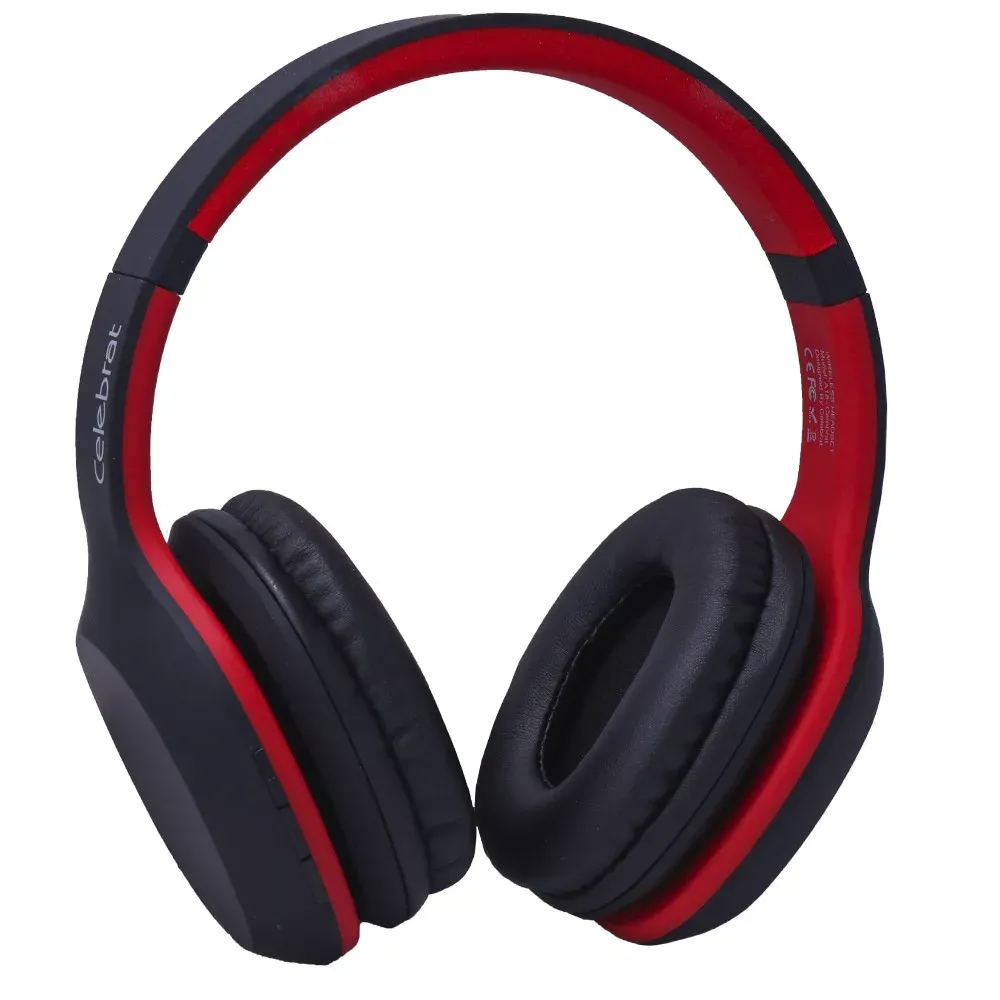 Навушники Bluetooth Celebrat A18 — Red — Celebrat