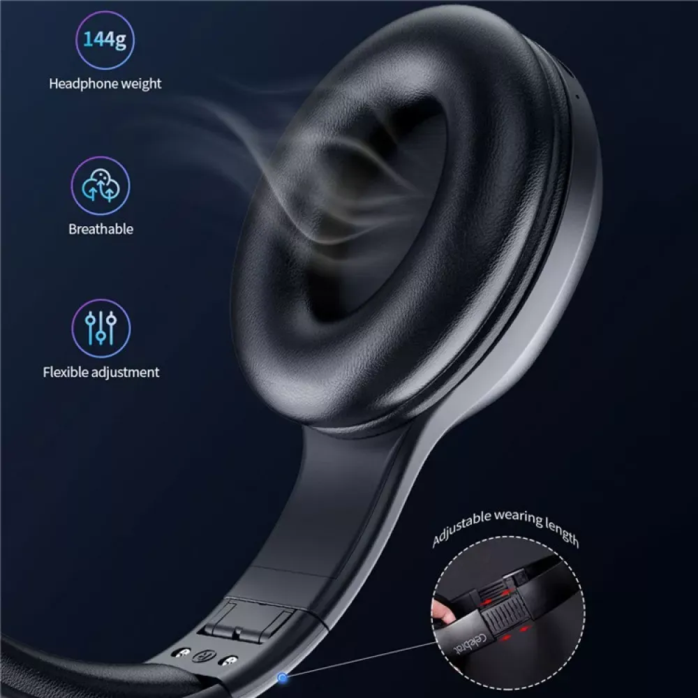Навушники Bluetooth Celebrat A28 — Black — фото 5