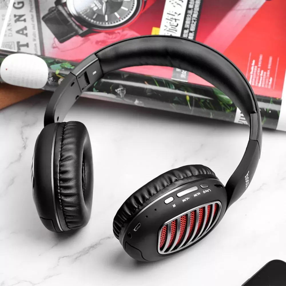 Навушники Bluetooth Hoco W23 Brilliant sound — Black — фото 5