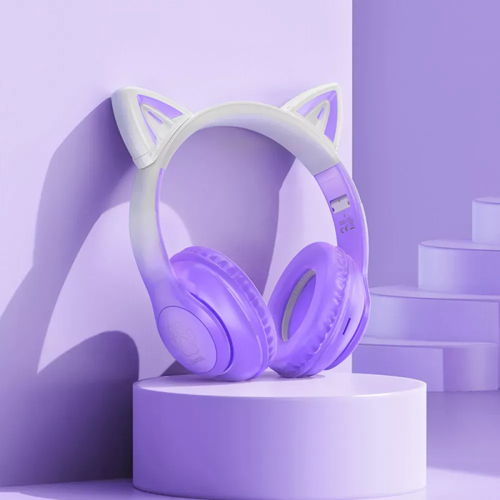 Навушники Bluetooth Hoco W42 Adventure — Purple Grape — фото 5