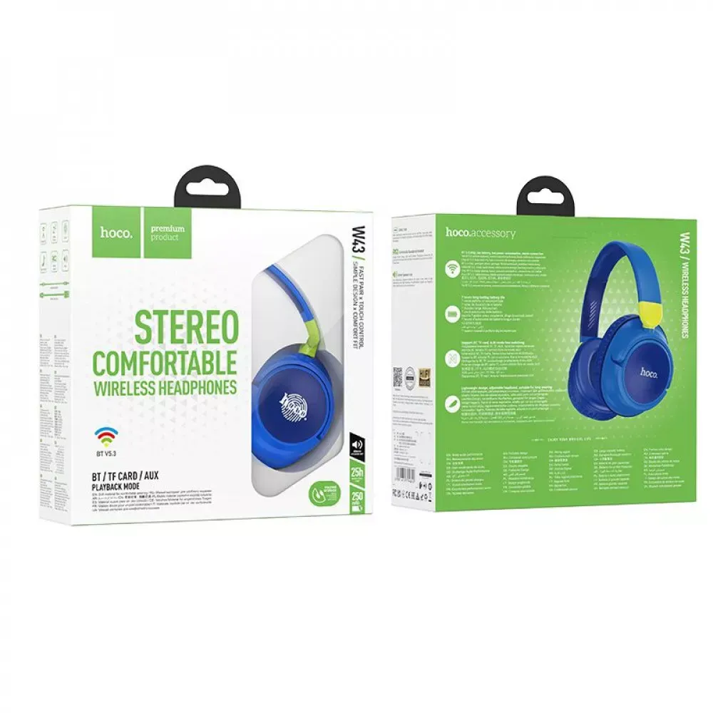 Навушники Bluetooth Hoco W43 Adventure — White — фото 3
