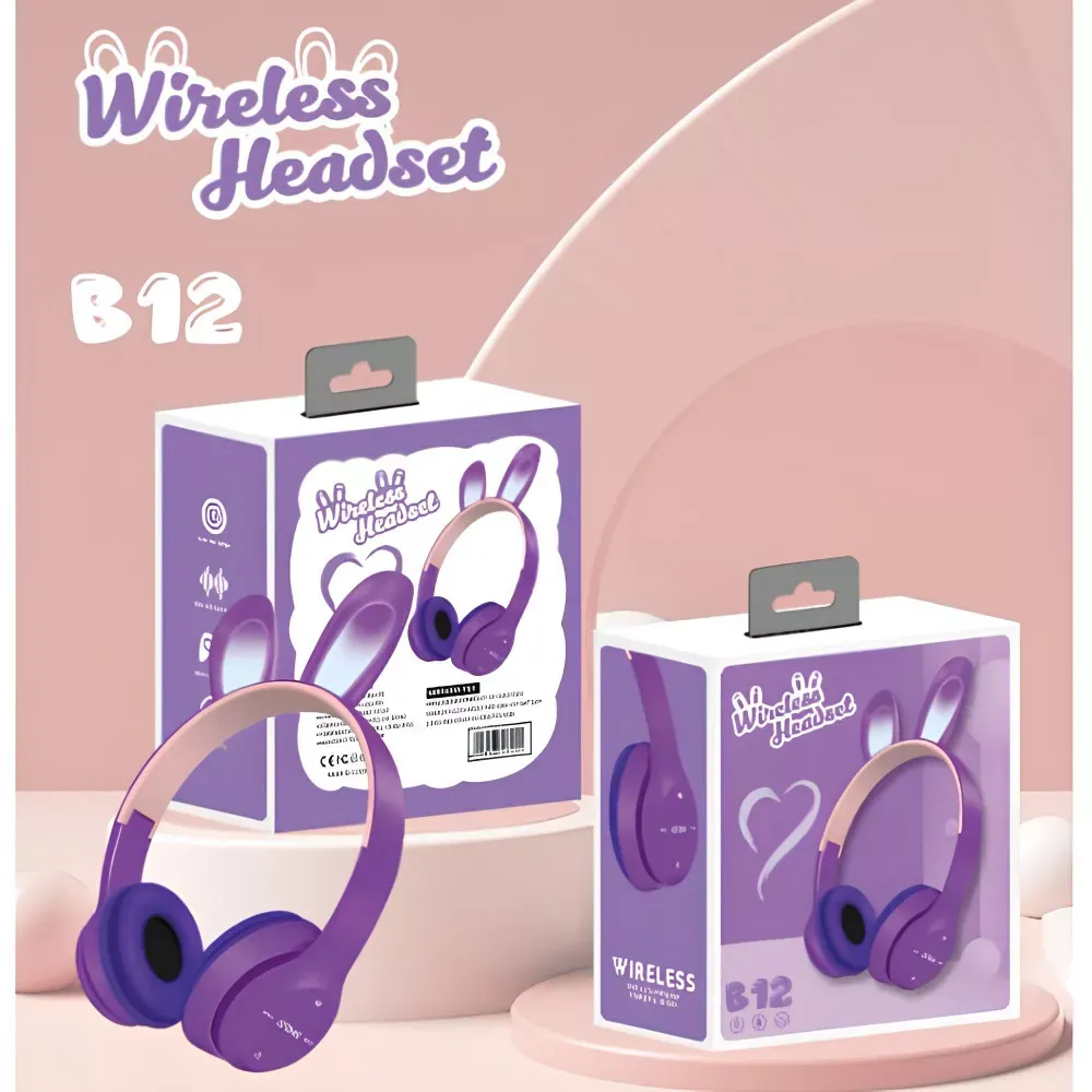 Навушники Bluetooth UK-B12 — Purple — фото 3