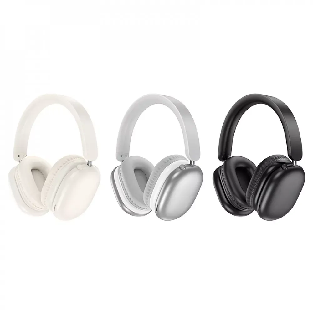 Навушники Bluetooth — Borofone BO27 Rhyme — Milky White — фото 5