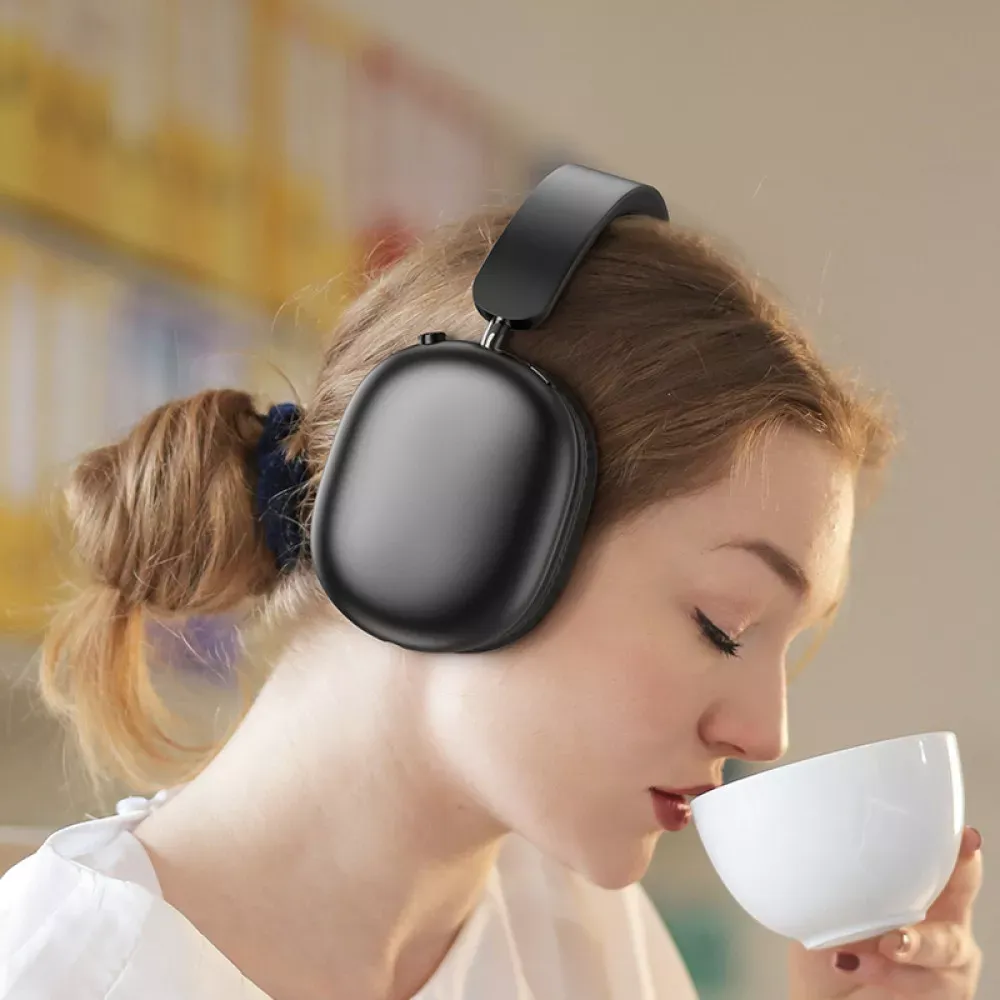 Навушники Bluetooth — Borofone BO27 Rhyme — Silver - фото 5