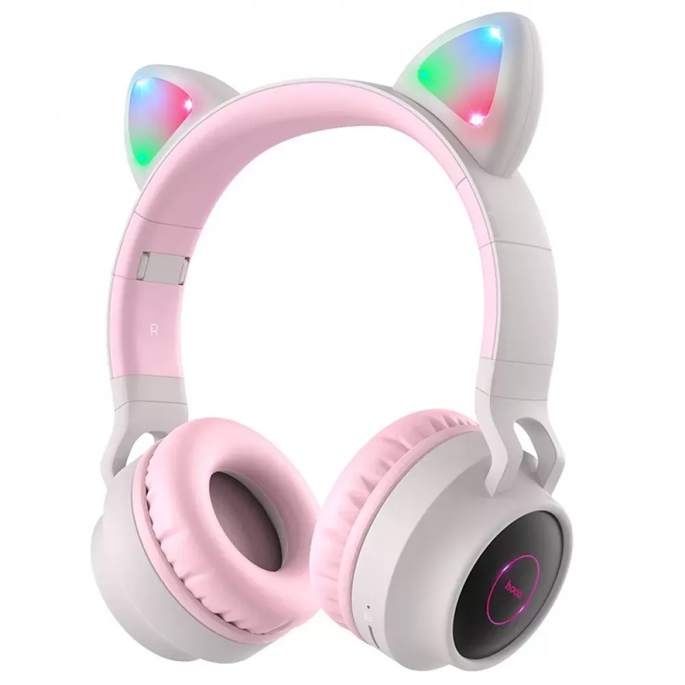 Навушники Bluetooth — Hoco W27 Cat ear — Gray — Hoco