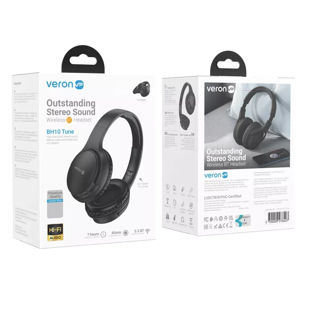 Навушники Bluetooth — Veron BH10 Tune — фото 3