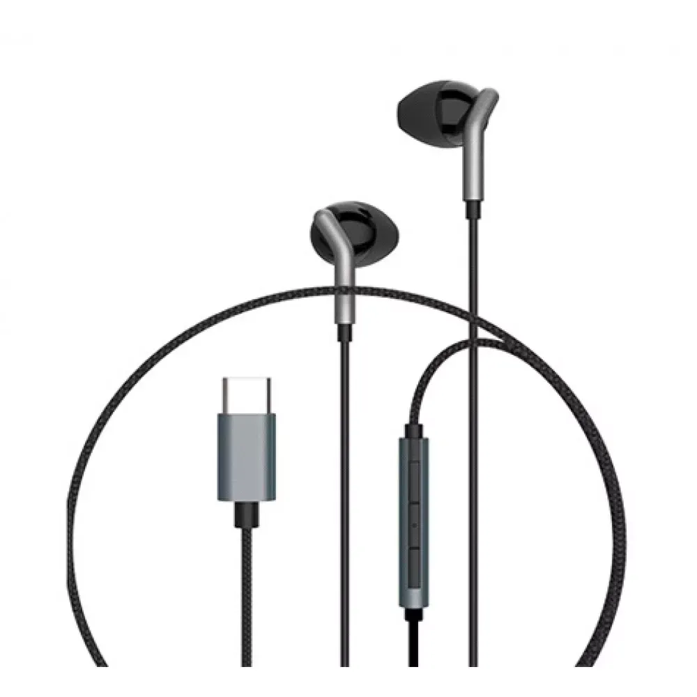Навушники Type C з мікрофоном Yison X6 — Black — Различные