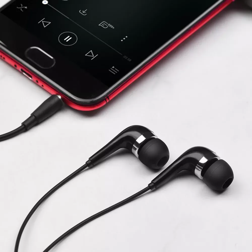 Навушники з мікрофоном 3.5mm  Borofone BM39 Refined — White - фото 6