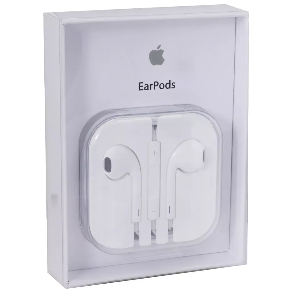 Навушники з мікрофоном 3.5mm Earpods Copy White — фото 3