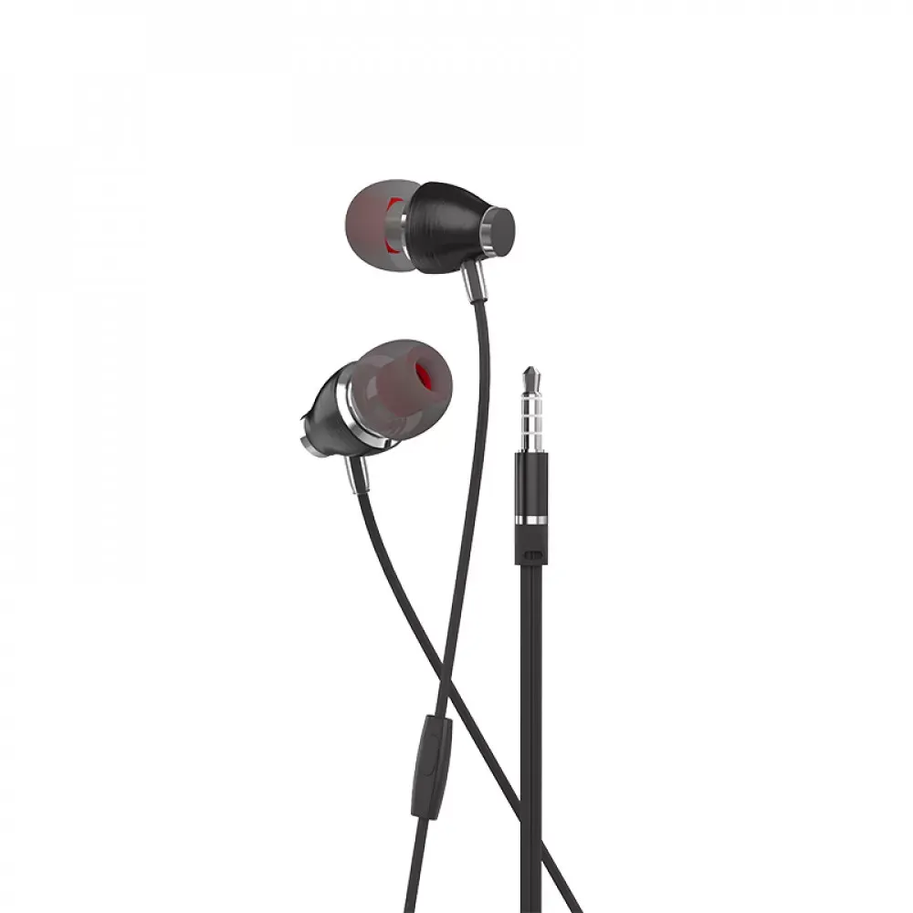Навушники з мікрофоном 3.5mm Hoco M28 Ariose — Black — фото 7