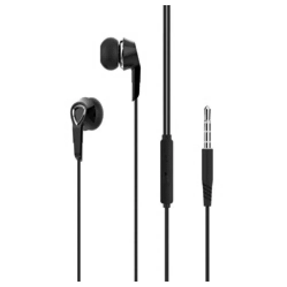 Навушники з мікрофоном 3.5mm Viva HV12 — Black — фото 4