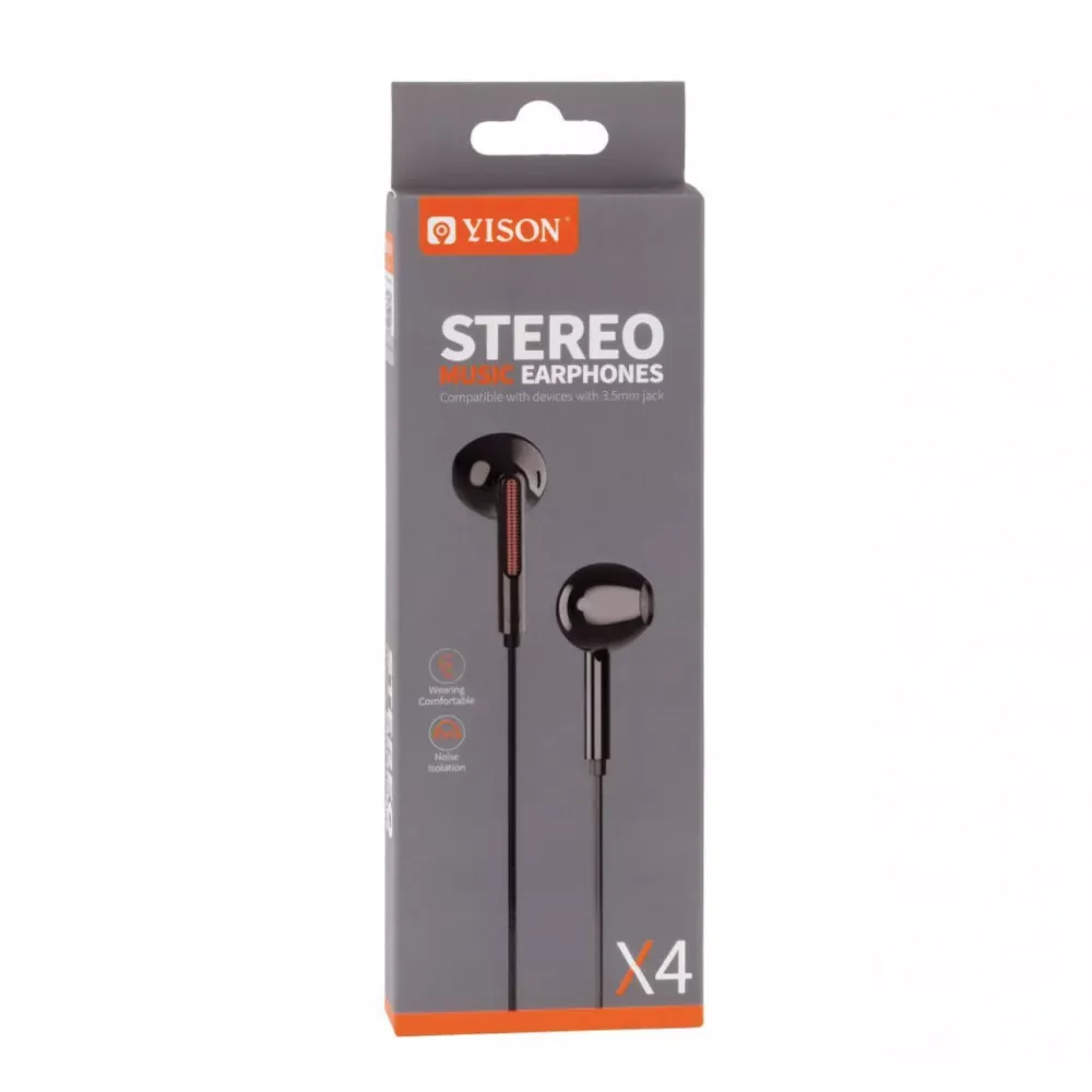 Навушники з мікрофоном 3.5mm Yison X1 — Black — фото 3