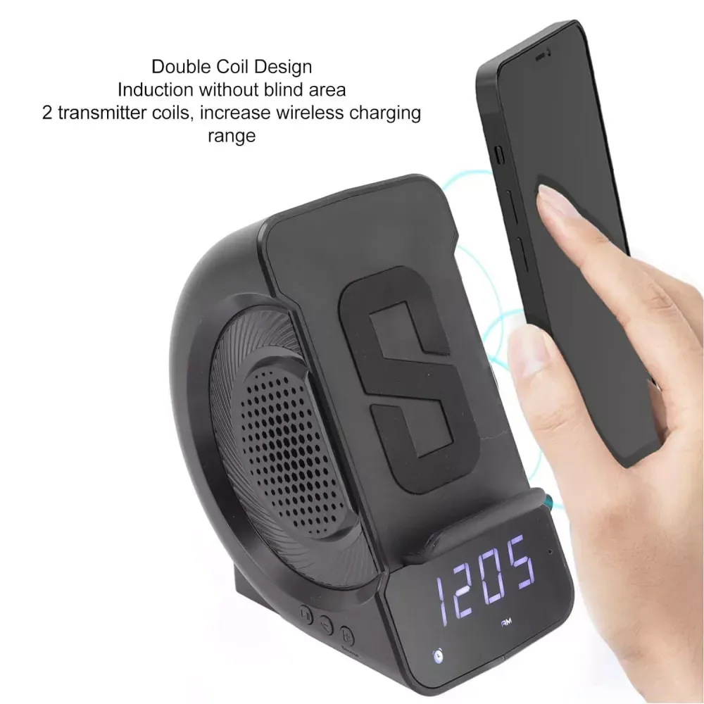 Портативна колонка SAM02 led wireless charging — Различные