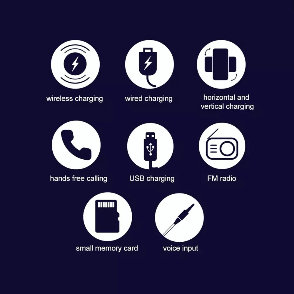 Портативна колонка SAM02 led wireless charging - фото 6