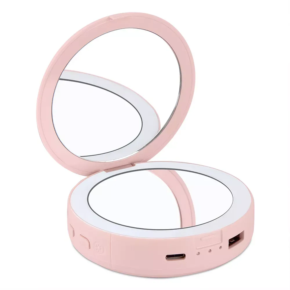 Power Bank 2400 mAh и подогревом MD-RY-613 Зеркало с LED подсветкой - фото 4