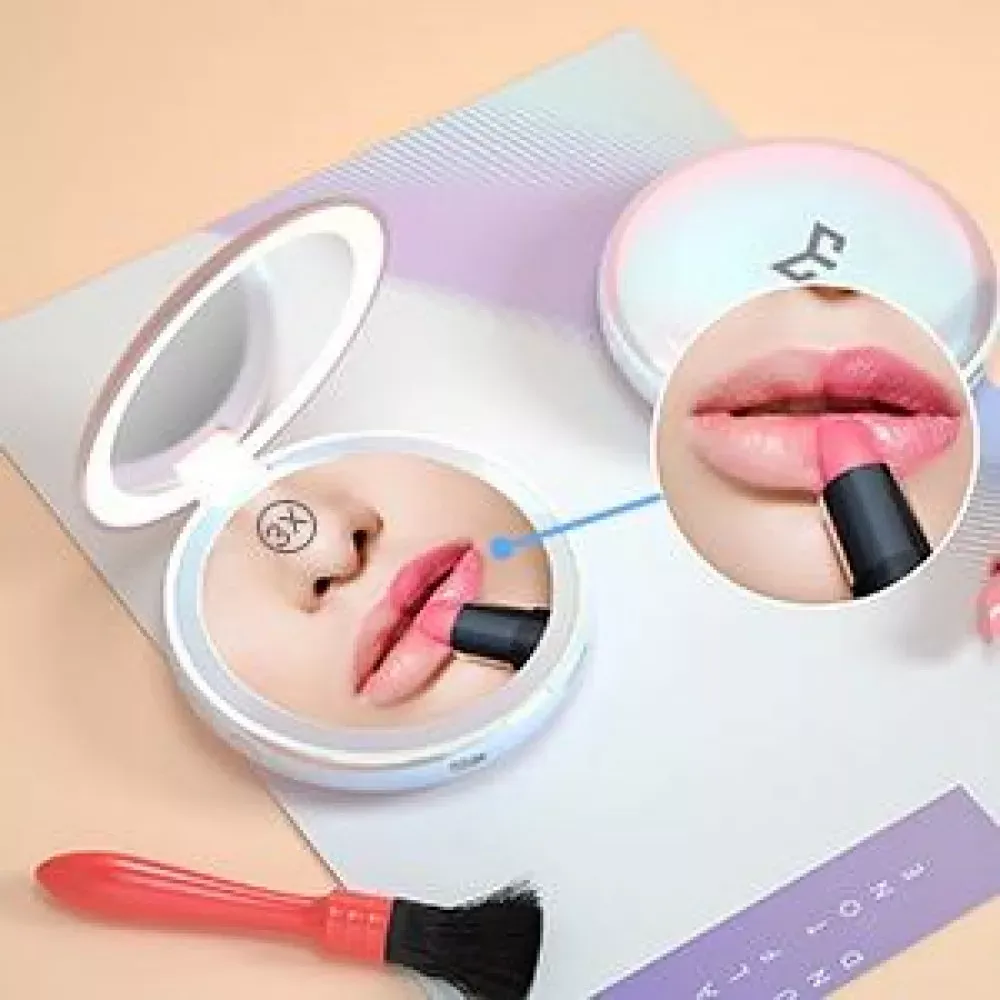 Power Bank 2400 mAh и подогревом MD-RY-613 Зеркало с LED подсветкой - фото 7