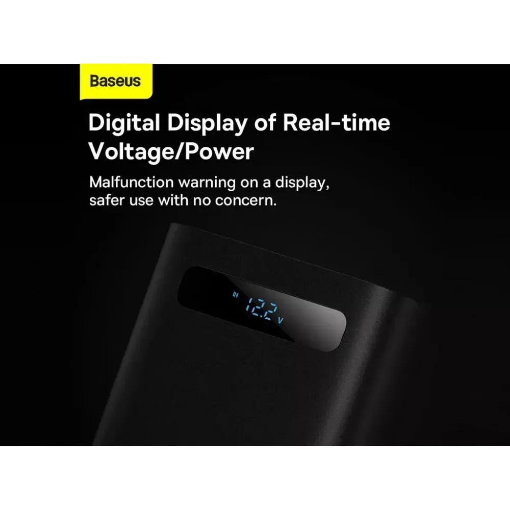 Car Power inverter 300W (110V 220V US/JP) Baseus (CGNB010001) IGBT — CGNB010001 Black - фото 8